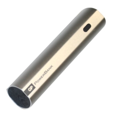 Внешний аккумулятор GP Portable PowerBank FN03M 3000 мАч 1,2A Li-Ion 1хUSB 99х25х24 мм серебристый