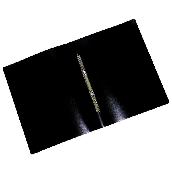 Папка с пружинным скоросшивателем, А4, PP 500 мкм, "песок", Expert Complete Classic_черная