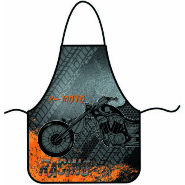 Фартук подарочный ПЧЕЛКА Гранж мото, водоотталк. ткань, с дизайном, в картонной упаковке Акция!