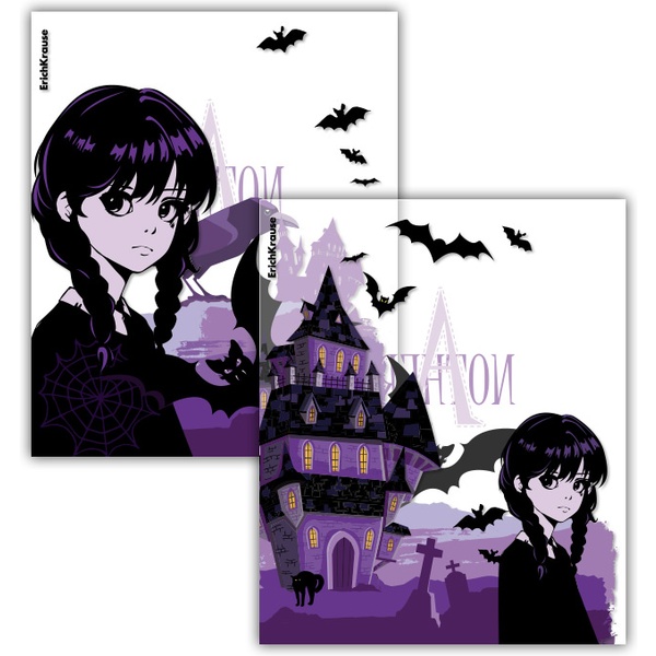 Обложка для тетради, 212*347 мм, PP 80 мкм, ErichKrause Another One (12 шт.)