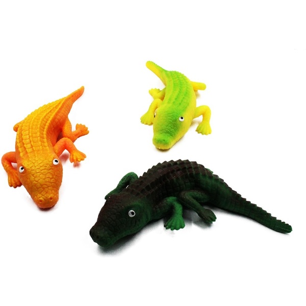 Игрушка-тянучка-антистресс Крокодил, с наполнением