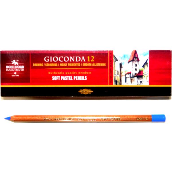 Пастель сухая в карандаше KOH-I-NOOR Gioconda Soft Pastel, ультрамарин синий, 4.2 мм Акция!