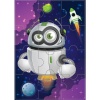 Пазл магнитный 12 элементов. ИГ Квадра_Робот в космосе, А4
