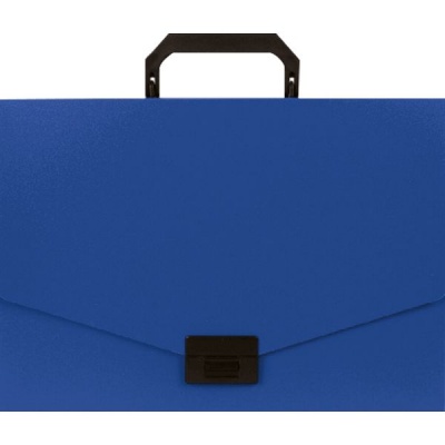 Папка-портфель А4, 1 отд., PP 750 мкм, замок-защелка, Attomex_синий