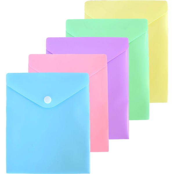 Папка-конверт на кнопке, А6, PP 180 мкм, непрозрачная, deVENTE Pastel_5 дизайнов (вертик. загрузка) Папка-конверт на кнопке, А6, PP 180 мкм, непрозрачная, deVENTE Pastel_5 дизайнов (вертик. загрузка)