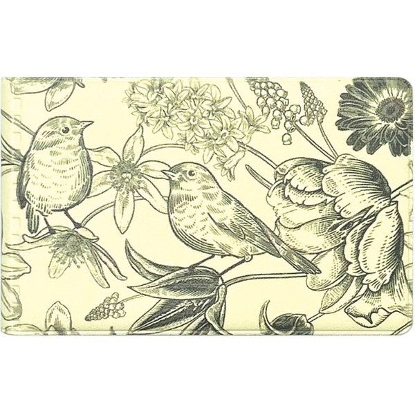 Чехол для карт и пропусков DPSkanc, пвх, Птицы