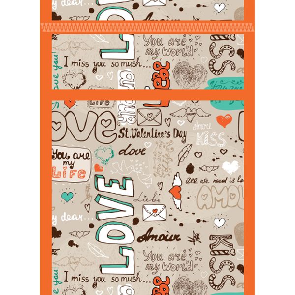 Кошелек-бумажник детский 20*9*4 см ПЧЕЛКА Love message, текс. на молнии с карманом, на дл. ремешке Акция!