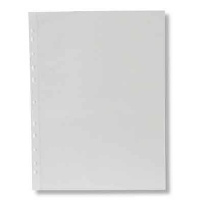 Файл-вкладыш А4+, 40 мкм, 100 шт., тисненый, Бюрократ Премиум