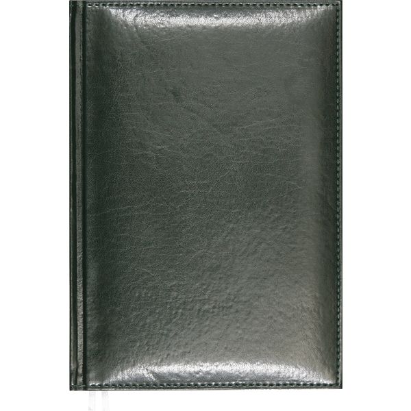 Ежедневник недатированный, А5, 160 л., 70 г/м2, тв. перепл., и/к, поролон, Attomex Visa_зеленый