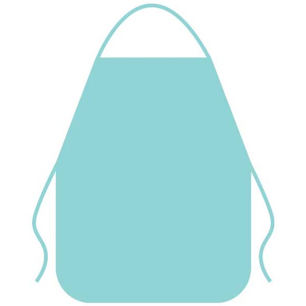 Фартук для труда р-р S, водоот. полиэстер, карманы, цв.: мятный, ПЧЕЛКА