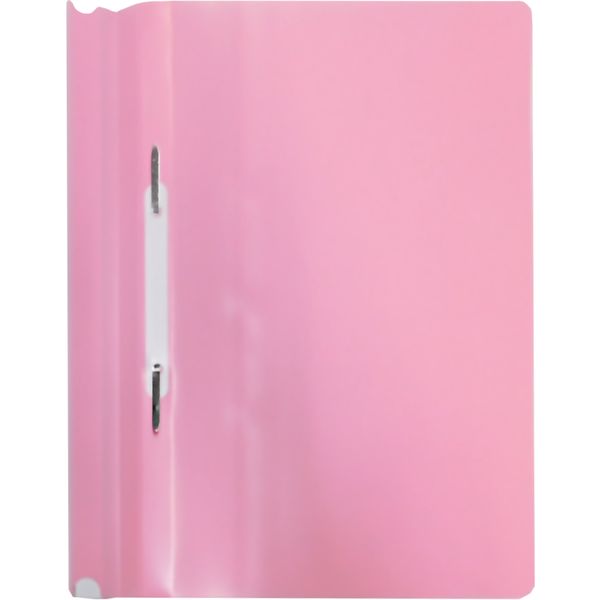 Папка-скоросшиватель А4, PP 140/180 мкм, "волокно", цв.: розовый, Expert Complete Premier