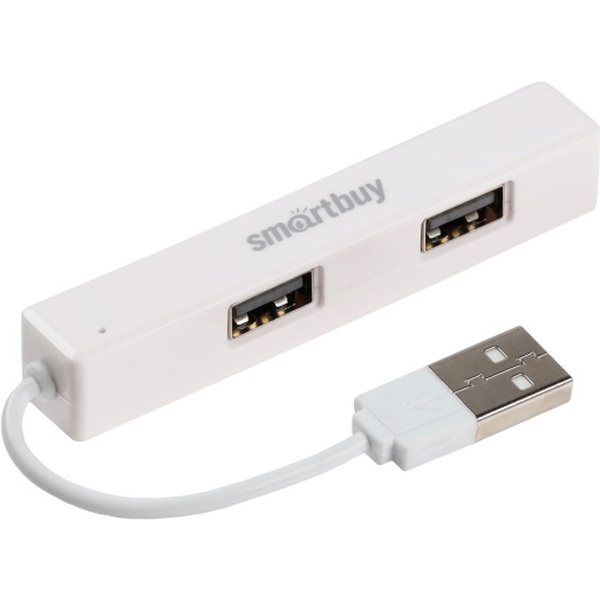 USB-разветвитель (хаб) на 4 порта Smartbuy/Белый