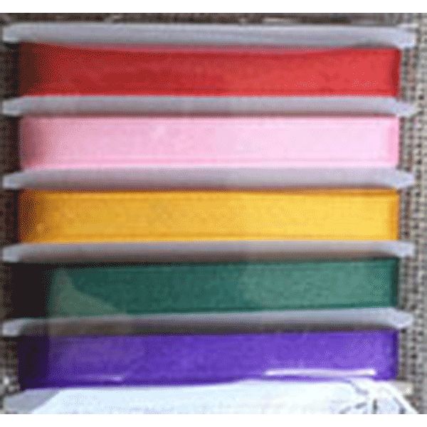 Ленты декоративные атласные, 15 мм* 1 м, ассорти, deVENTE DIY (5 шт.)