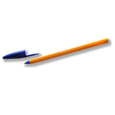 Ручка шариковая синяя, 0.8 мм, узел Fine tip, шестигранная, BIC Orange Original fine (б/зам. стержня) Ручка шариковая синяя, 0.8 мм, узел Fine tip, шестигранная, BIC Orange Original fine (б/зам. стержня)
