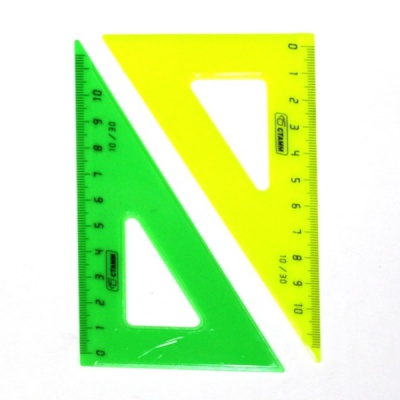 Угольник 30°/10 см, пластиковый, непрозрачный, СТАММ Neon_3 цвета Угольник 30°/10 см, пластиковый, непрозрачный, СТАММ Neon_3 цвета