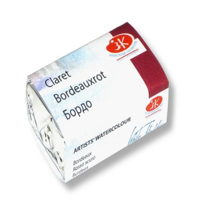 Краска акварельная БЕЛЫЕ НОЧИ, бордо, кювета 2.5 мл Акция!