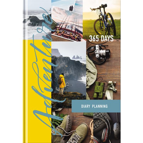 Ежедневник недатированный, А5, 176 л., 60 г/м2, 7БЦ, глянц. лам., выб. лак, BG Adventure  Акция!