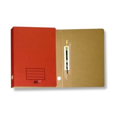 Папка-скоросшиватель Дело №, А4, микрогофрокартон, корешок 35 мм (+/- 350 л.), красная, ASR