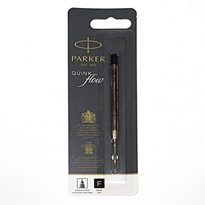 Стержень шариковый черный, 97 мм, 0.8 мм (F), метл. корпус, Parker QuinkFlow Ball Point Refill Z08 Стержень шариковый черный, 97 мм, 0.8 мм (F), метл. корпус, Parker QuinkFlow Ball Point Refill Z08