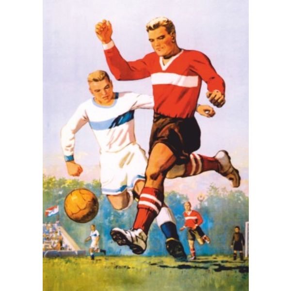 Блокнот на склейке А6, 60 л., клетка, 55-60 г/м², ОФИС-ЛИДЕР Футбол   Акция!