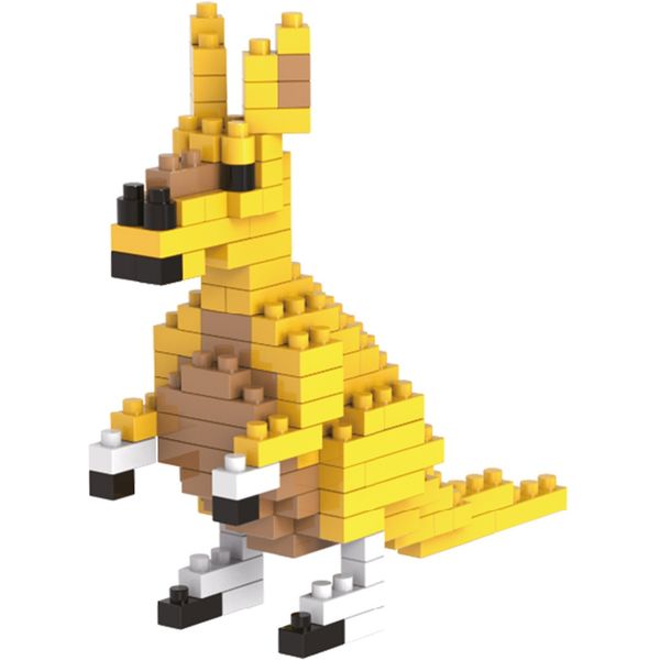 Конструктор пластиковый Поделкин №03 Кенгуру (125 элементов)