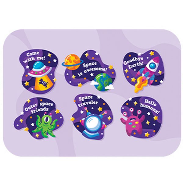 Покрытие настольное детское ПЧЕЛКА Детский космос, 33*23 см, пластик  Акция!