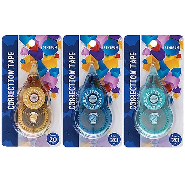 Лента корректирующая 5 мм* 20 м, фронт. аппликатор, п/п корпус, Centrum_3 дизайна