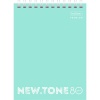 Блокнот на гребне А6, 80 л., клетка, 80 г/м², глянц. лам., Hatber NEWtone Pastel_мята