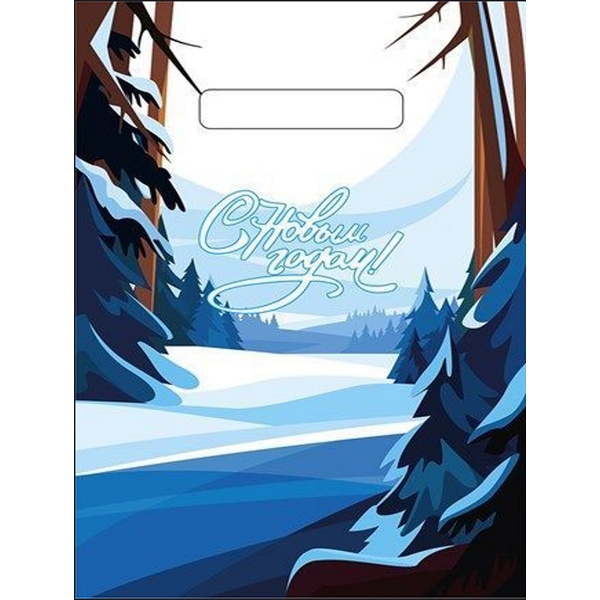 Пакет с вырубной ручкой, 30*20 см, полиэтилен, 30 мкм, Зимний лес (НГ) Пакет с вырубной ручкой, 30*20 см, полиэтилен, 30 мкм, Зимний лес (НГ)