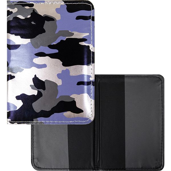 Обложка для паспорта иск. кожа/пвх, цв.: фиолетовый, J.Otten Милитари   Акция!