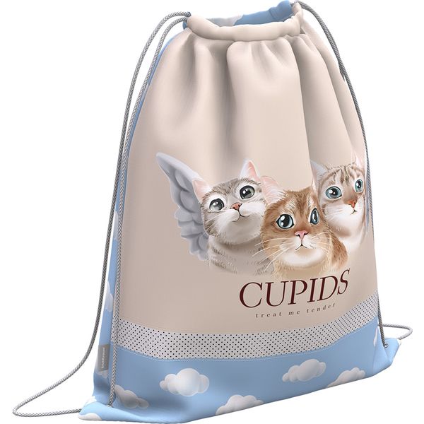 Сумка для сменной обуви ErichKrause Cupids, 50*41 см, перфорированная светоотраж. лента Сумка для сменной обуви ErichKrause Cupids, 50*41 см, перфорированная светоотраж. лента