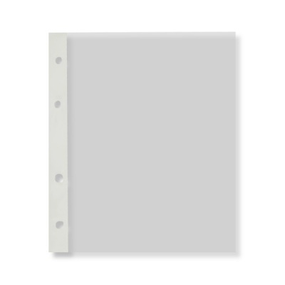 Файл-вкладыш А5, 30 мкм, глянцевый, унив. перф., Бюрократ Премиум (100 шт.)