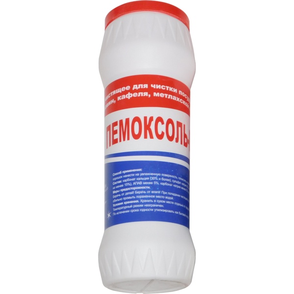 Порошок чистящий универсальный Пемоксоль-М Лимон, 400 г, п/банка
