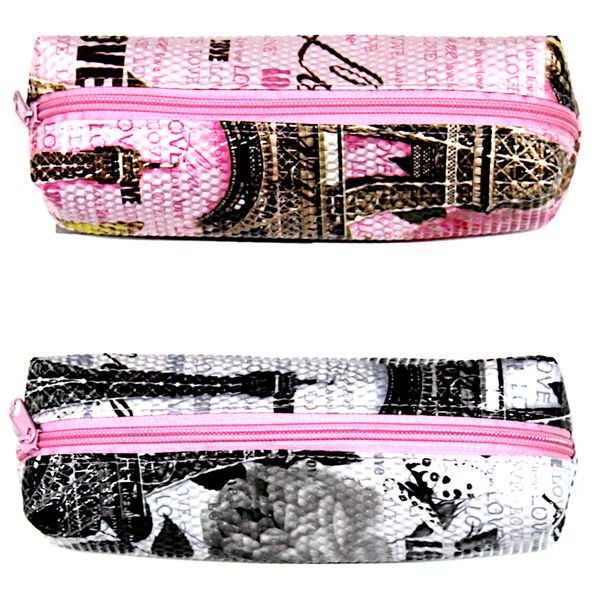 Пенал 1 отд., 195*60*50 мм, ПВХ фактурный, ПЧЕЛКА Ассорти