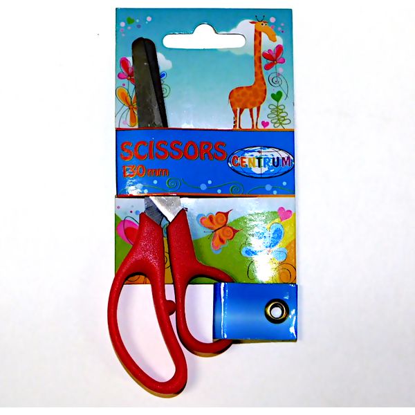 Ножницы детские 130 мм, эргономичные, пластик. ручки, CENTRUM