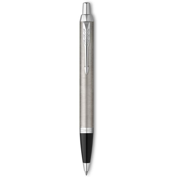 Ручка шариковая 1.0 мм, черные чернила, Parker IM Essential K319, корпус Brushed Metal CT Ручка шариковая 1.0 мм, черные чернила, Parker IM Essential K319, корпус Brushed Metal CT