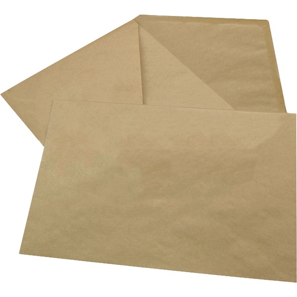Конверты С4 (229х324 мм) КРАФТ, с клеевым слоем, 80 г/м2, КОМПЛЕКТ 25 шт., треугольный клапан, BRAUB