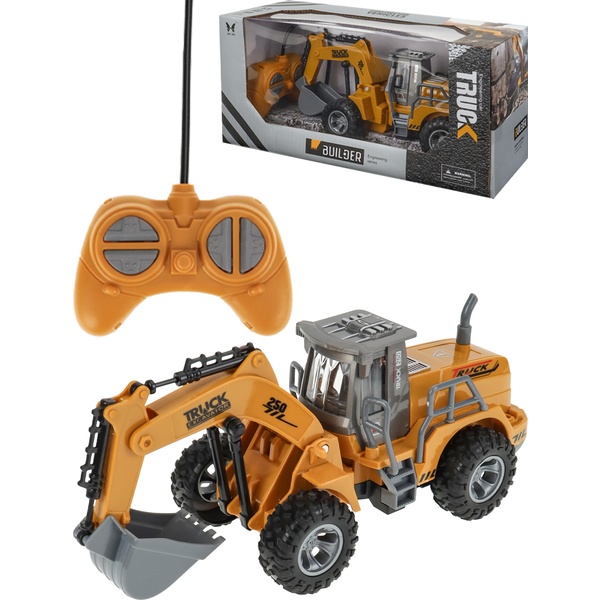 Машина р/у Трактор с ковшом (свет, 3*АА и 2*АА не в комплектете) в коробке