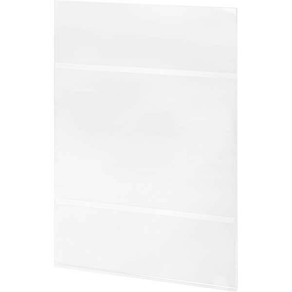 Подставка настенная  для рекламных материалов 210*297мм, вертикальная, самоклеящаяся, BRAUBERG