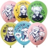 Шары воздушные тематические, Ø30 см, латекс, 1-ст. рис., ДЕКОРАТОР Девчонки Аниме (25 шт.)   Акция!