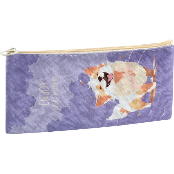 Пенал 1 отд., на молнии, 200*100 мм, иск. кожа, MESHU Good day  Акция!