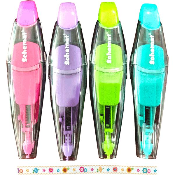 Лента-роллер для декора, 5 мм*3 м, deVENTE Flower_4 дизайна  Акция!