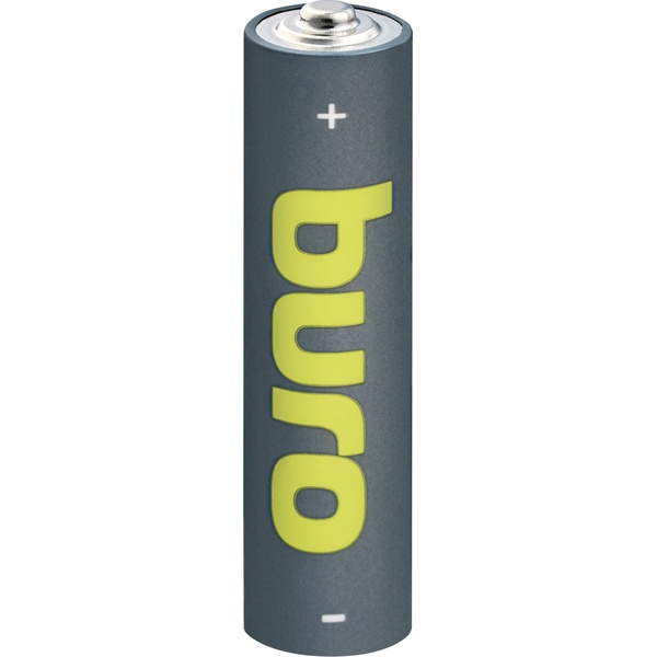 Батарейка LR06/AA, 1.5 V, Buro Alkaline, т/у (кратно 4)