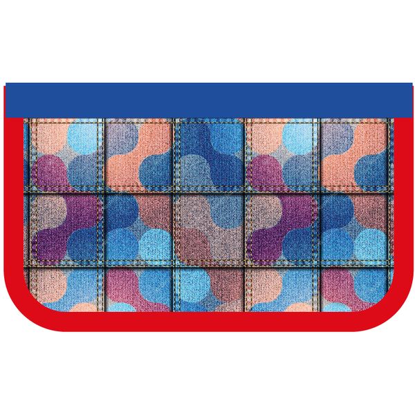 Пенал 3 отд., на молнии, 190*105*65 мм, лам. картон, ПЧЕЛКА Школьный Акция!