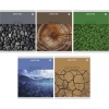 Тетрадь А5, клетка, 96 л., на скобе, 60 г/м², Alingar Elements of nature_5 дизайнов
