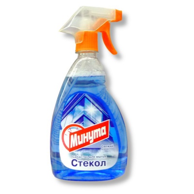 Средство для мытья стекол и зеркал МИНУТА Свежий озон, 500 мл (триггер)