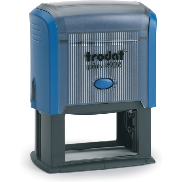 Оснастка для штампа автомат., оттиск 60*33 мм, пласт. корпус_синий, TRODAT Printy