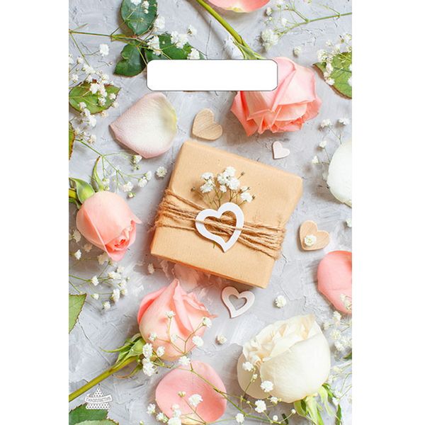 Пакет с вырубной ручкой, 30*20 см, полиэтилен 30 мкм, Подарочек