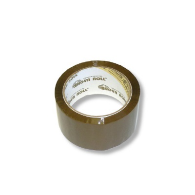 Лента клейкая упаковочная 48 мм * 66 м, BOPP 40 мкм, темная, Nova Roll 203