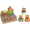Ластик deVENTE Capybara, синт. каучук, фигурный, 3 дизайна